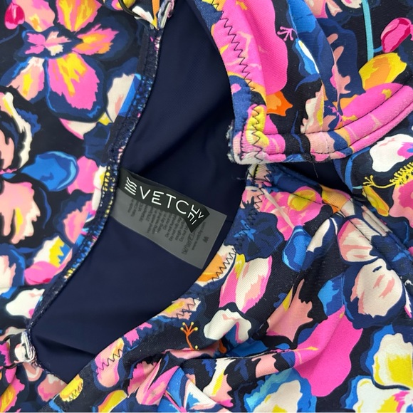 Vetchy MONTEGO UNDERWIRE ORCHID SWIMSUIT Floral *No Belt* Sz M - Picture 9 of 10